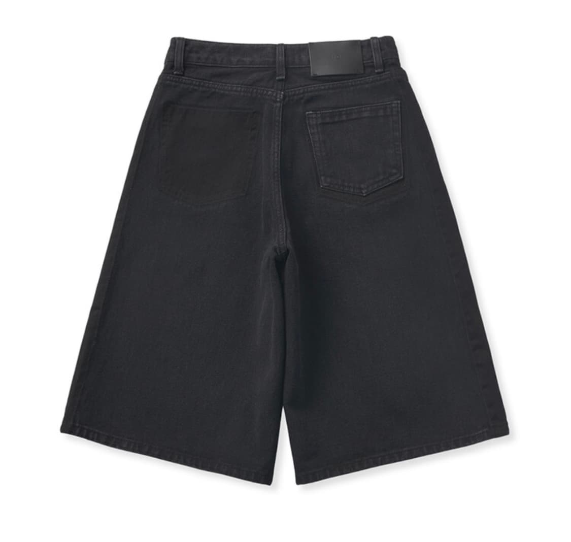카일로 WIDE HALF JEANS_BLACK 상품이미지3