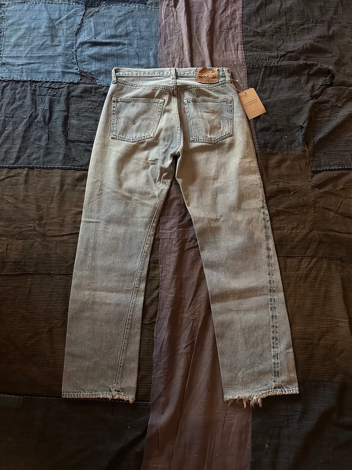 70s Leivs 501 66전기 Selvedge Denim Pants 상품이미지6