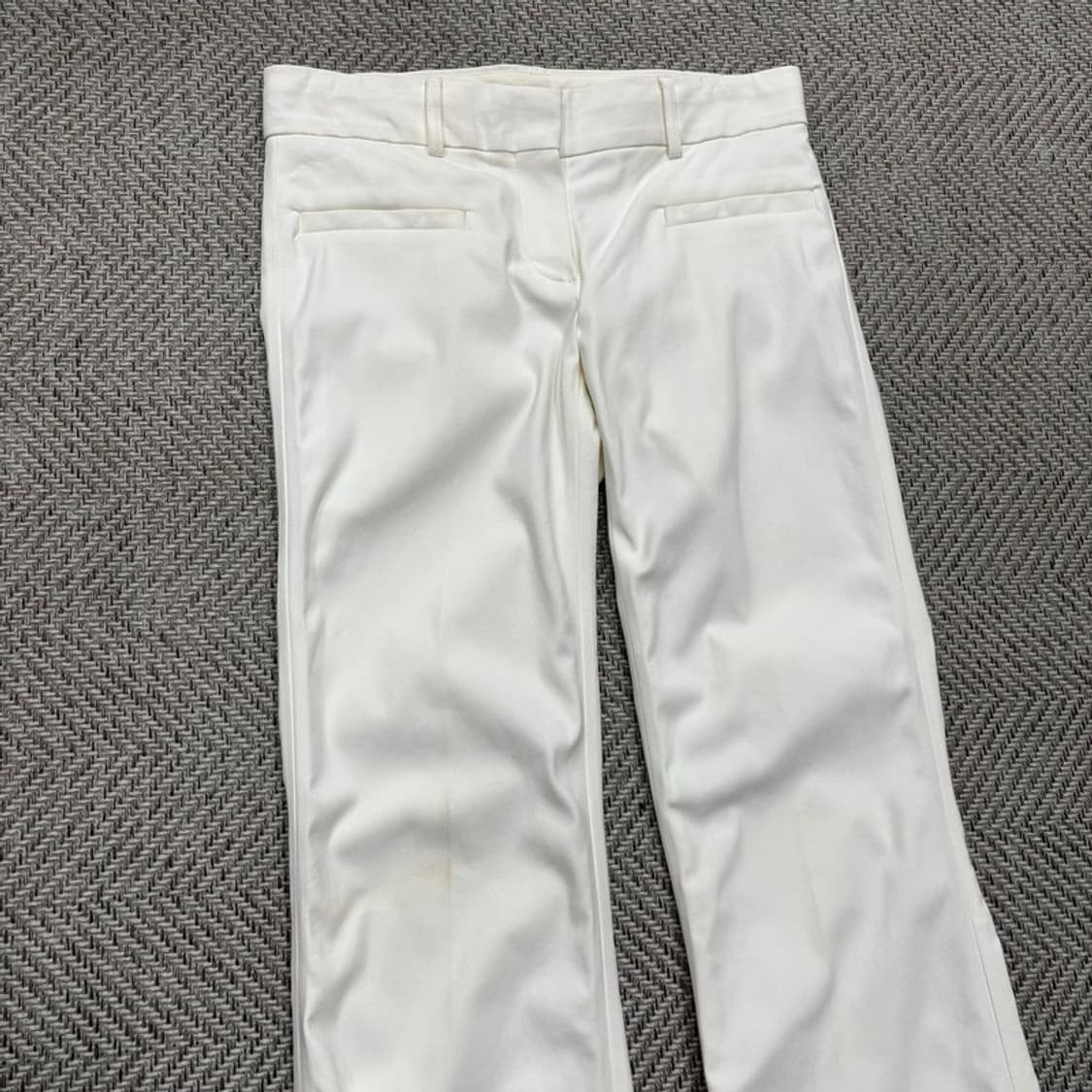 띠어리 화이트 부츠컷 팬츠  v0268 상품이미지3