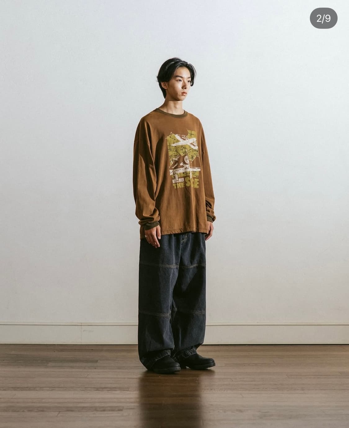 앵글런 Anglan Graphic Long Sleeve 긴팔 티셔츠 상품이미지3