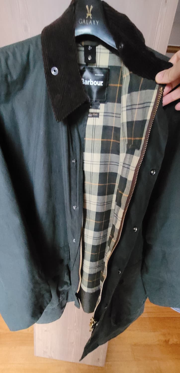 바버 보더 왁스 자켓 세이지 40 상품이미지2