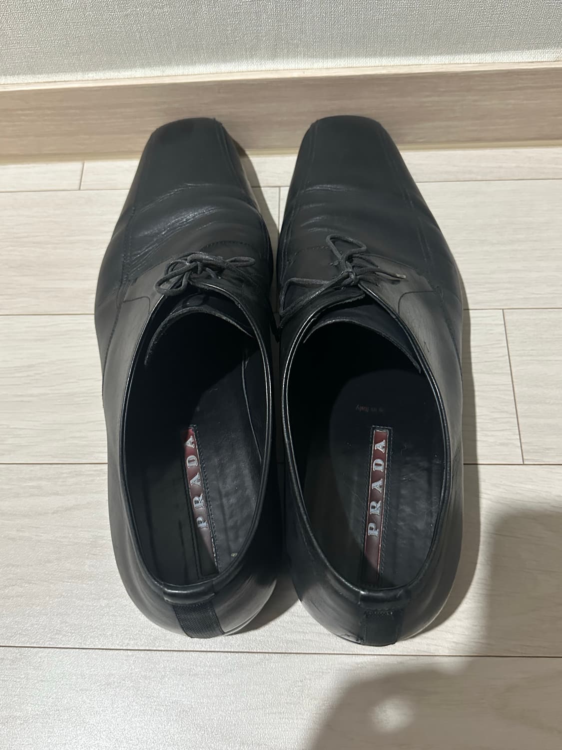 프라다 스포츠 스퀘어토 더비 슈즈 UK9.5 275-280 상품이미지3