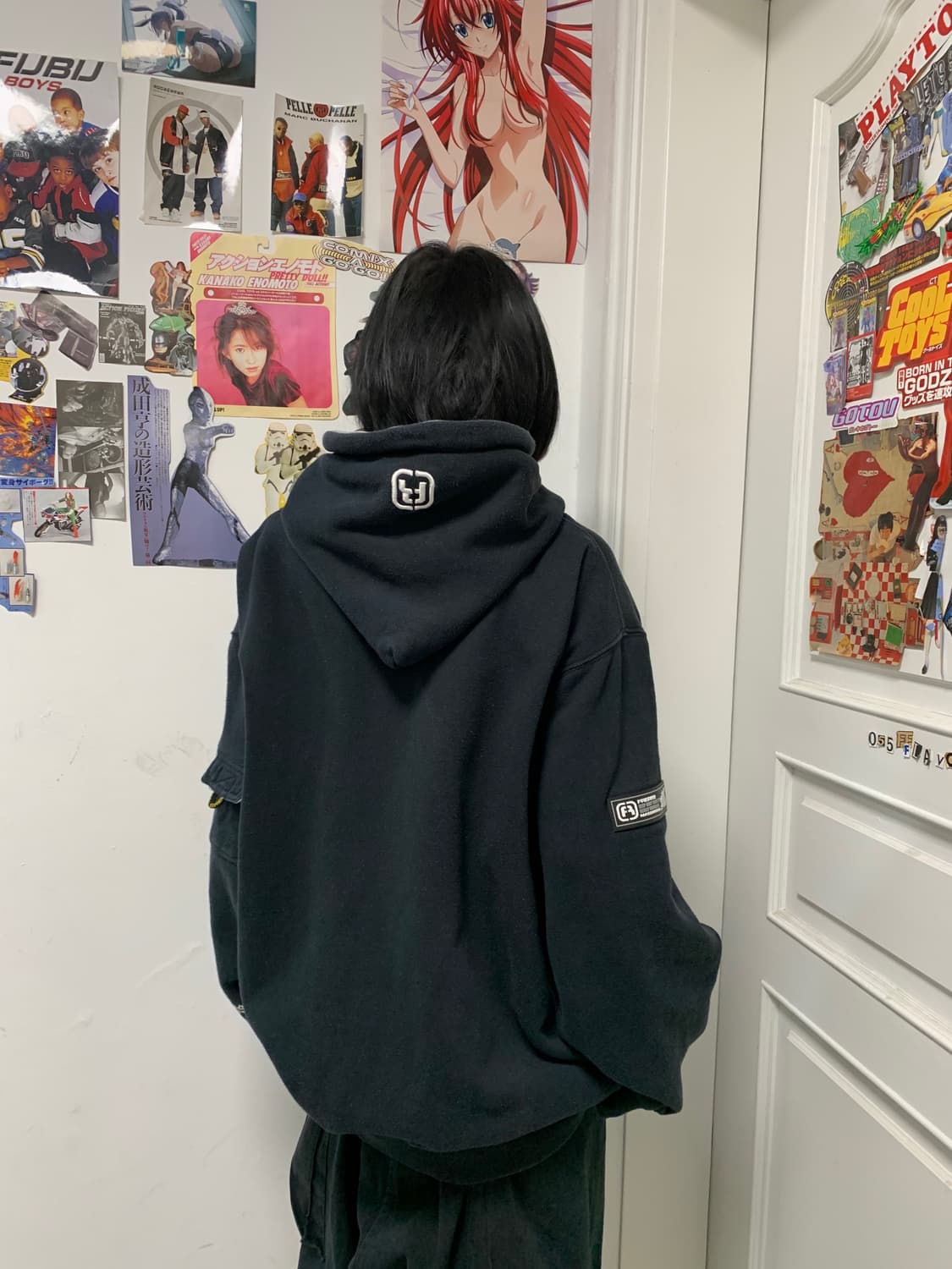 Freaky Massvie 올드스쿨 아치로고 후드집업 상품이미지6