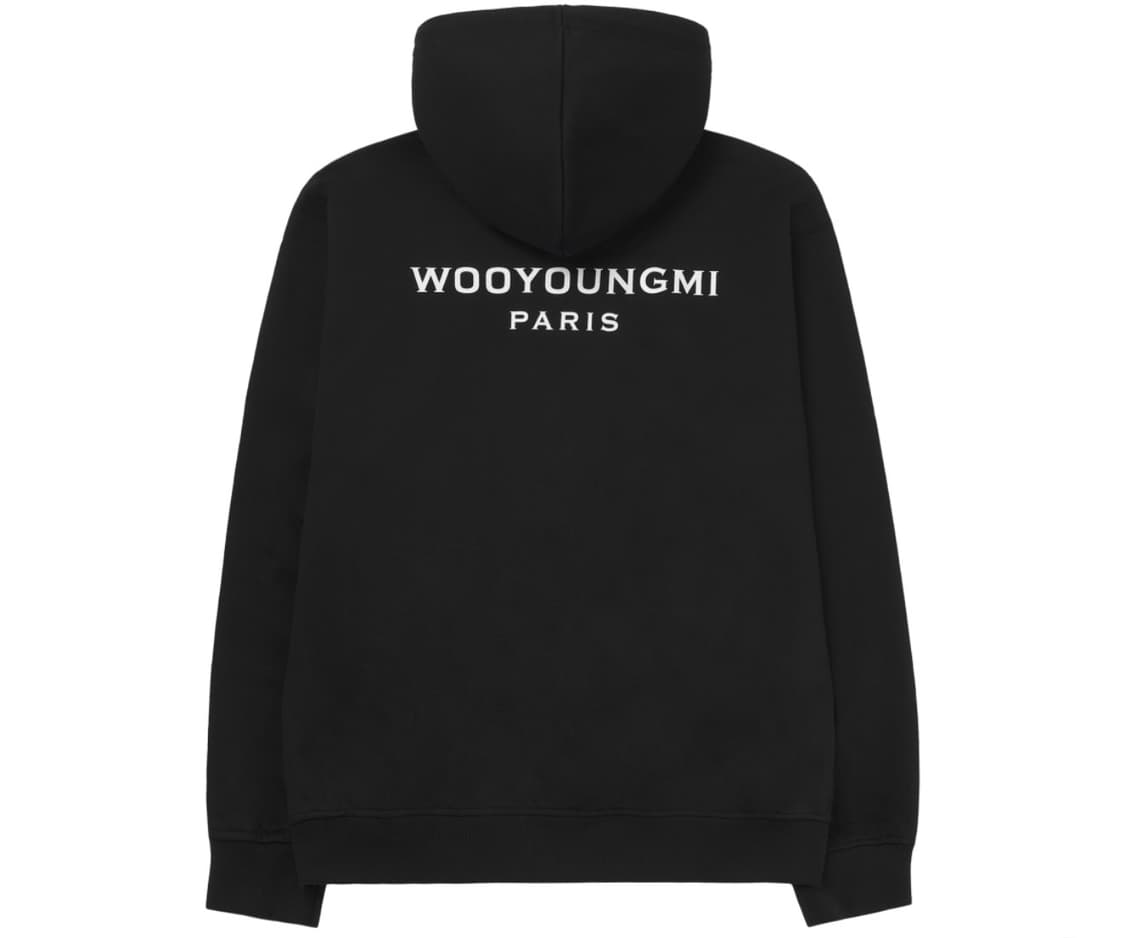 우영미 백로고 후드티 상품이미지1