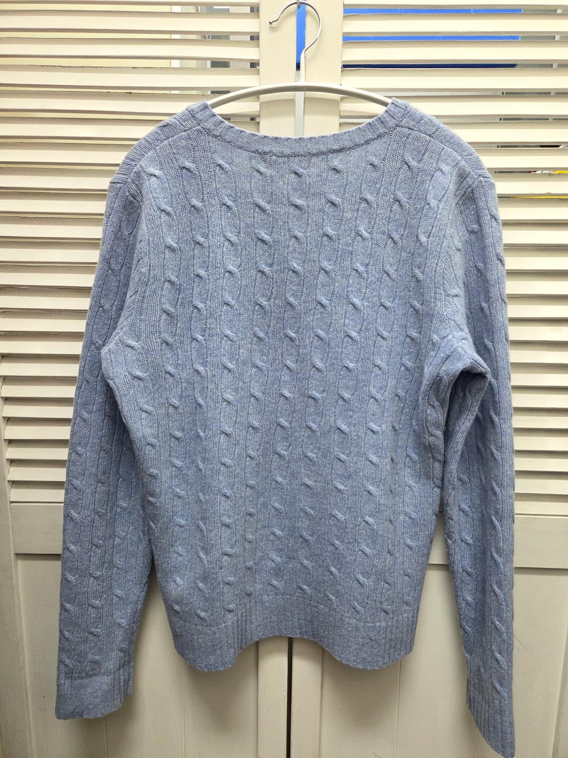 폴로 메리노울 꽈배기 니트 상품이미지3