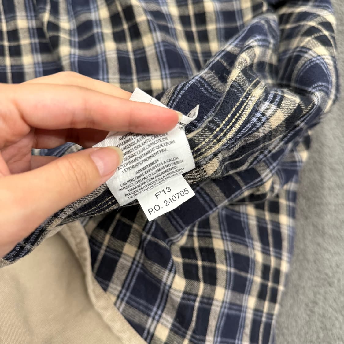 [ 정품/2XL ] 90s 칼하트 오리지널 카라 워크 셔츠 긴팔티 상품이미지5