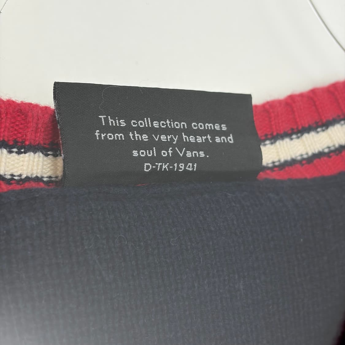 90s 반스 브이넥 니트 티셔츠 상품이미지3