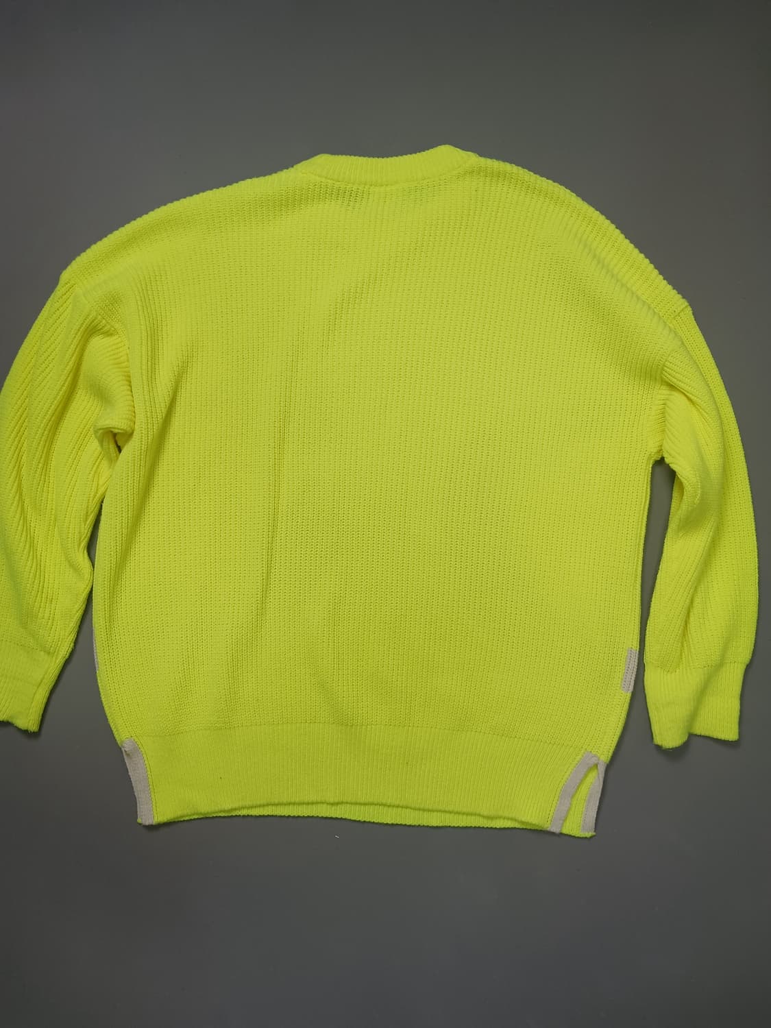 [프리] B747 오버핏 형광 니트 스웨터 상품이미지7