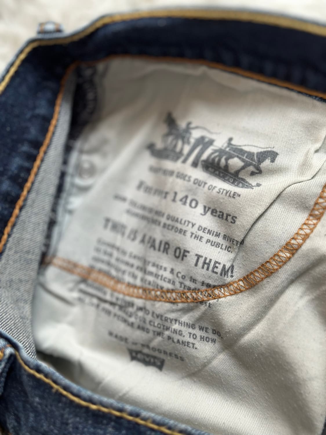 리바이스 청바지 W32 L32 데미지진 상품이미지4