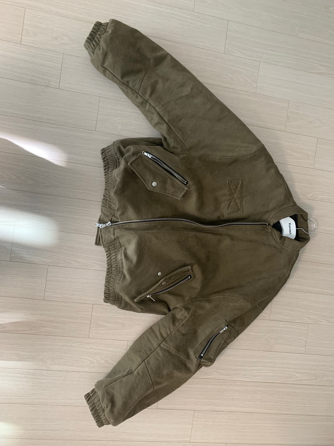 카미엔 트루퍼 MA-1 봄버 올리브 그린 상품이미지3