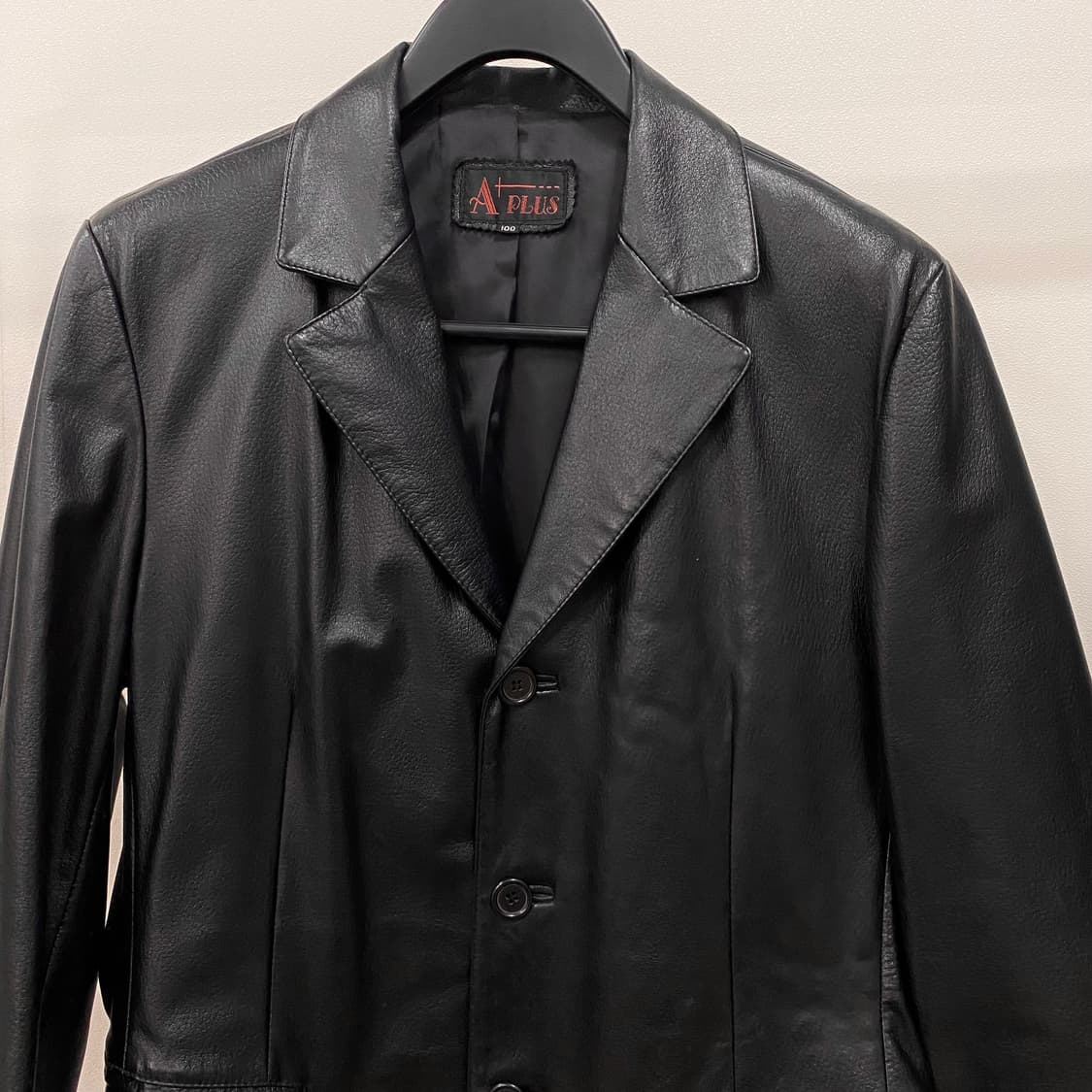 APLUS 빈티지 양가죽 블레이저 상품이미지3