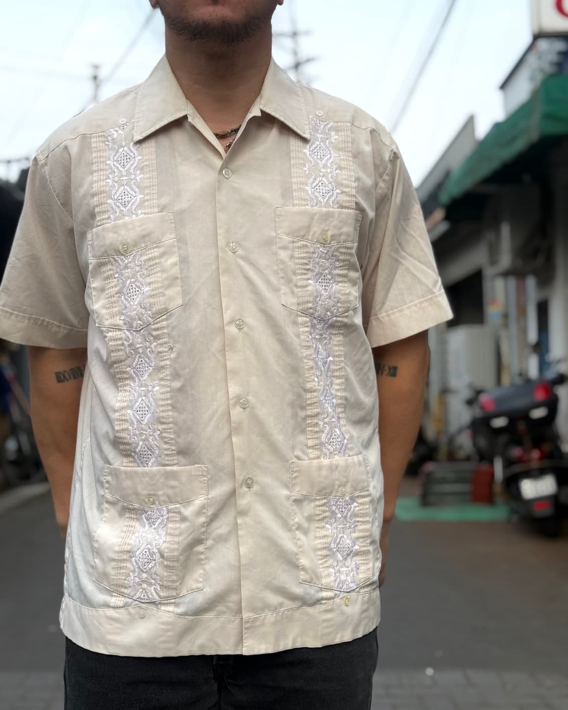 90-00‘s 안토니 폭시 구아야베라 셔츠 L 상품이미지7