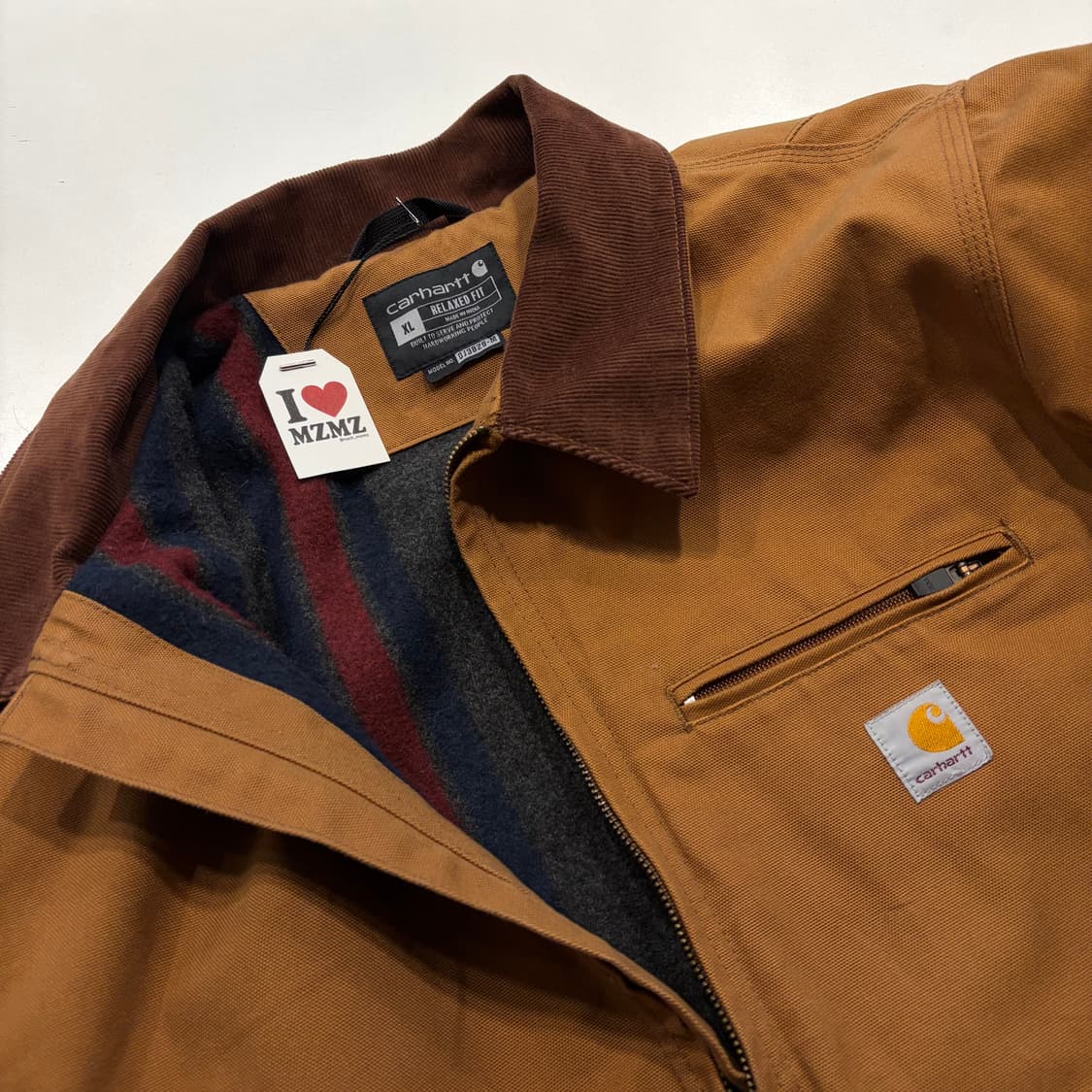 [XL] 칼하트 디트로이트 브라운 덕 캔버스 자켓 D108 상품이미지3