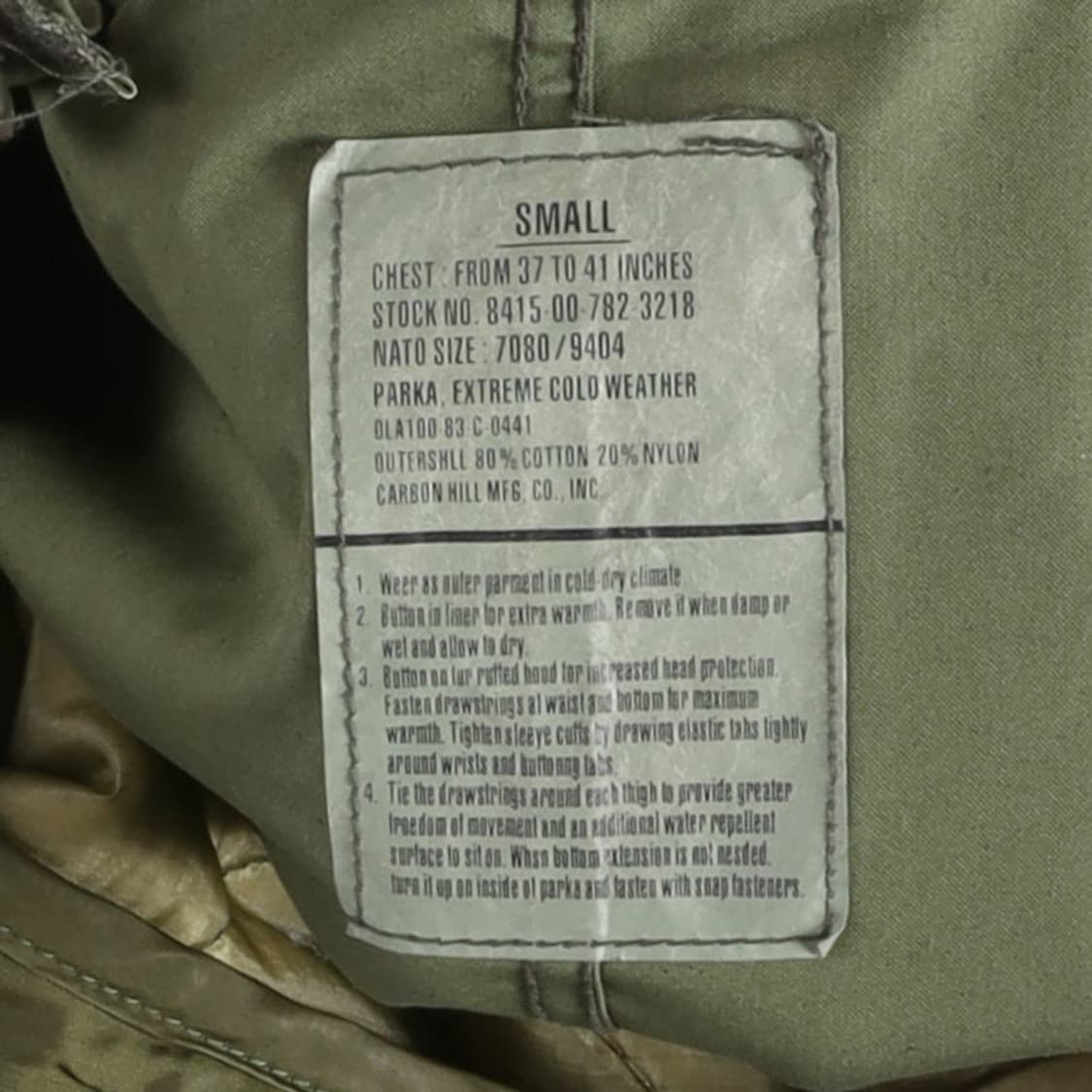 M-65 Fishtail Parka

 상품이미지9