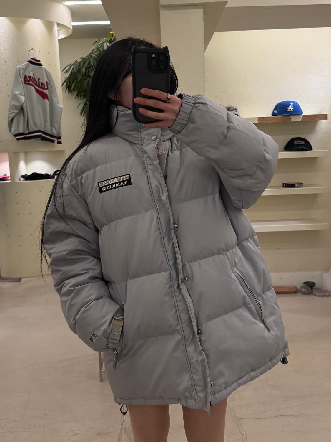 MLB 00s 뉴욕 양키즈 리버시블 덕다운 패딩 U98 상품이미지5