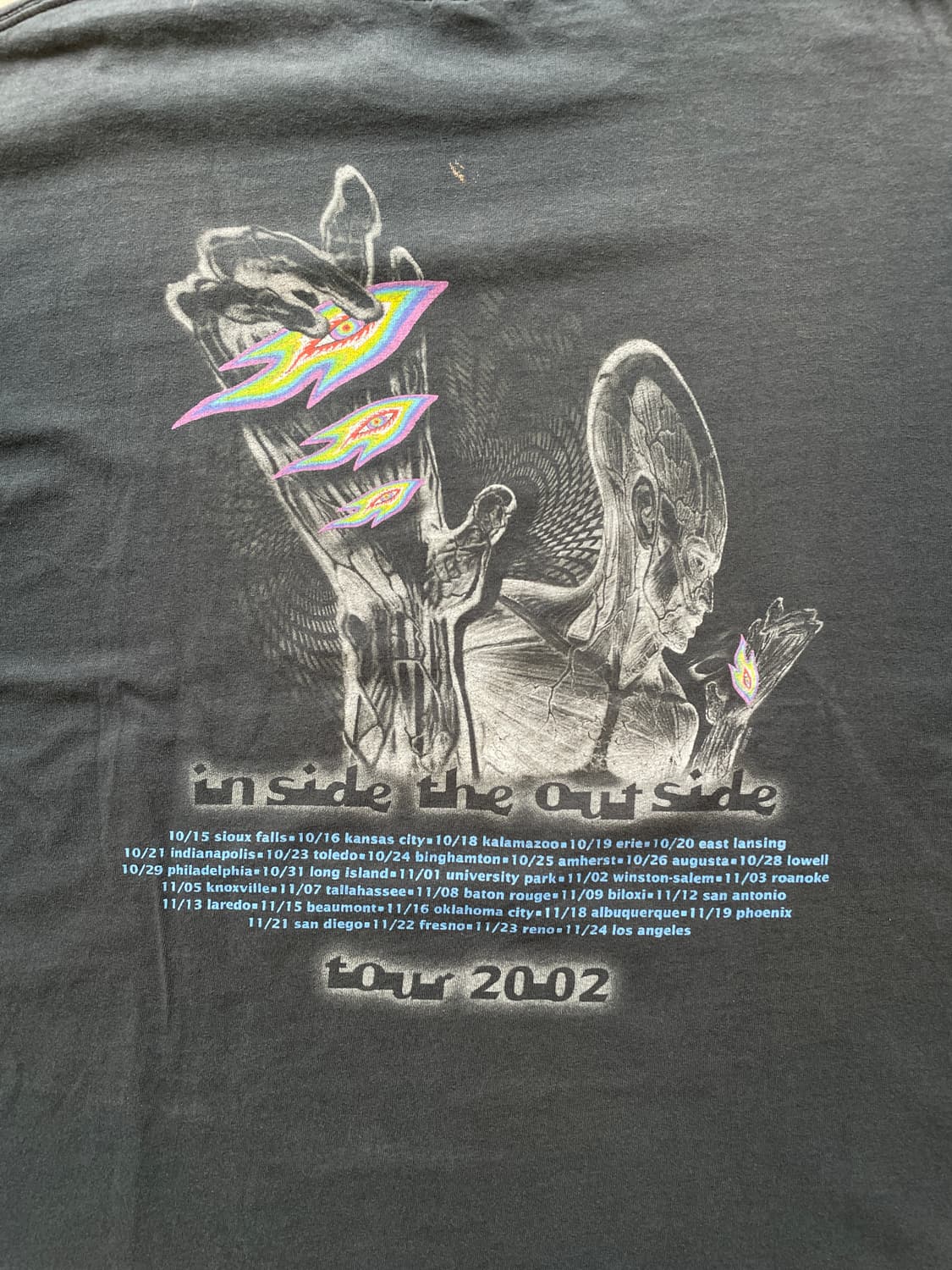 2002 Tool ‘Inside The Outside’ 투어 밴드 티 상품이미지7