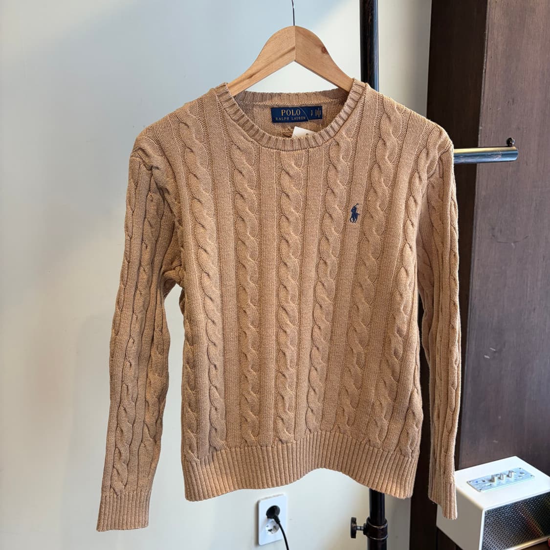 16093 - 폴로 랄프로렌 베이지 케이블 니트 상품이미지2