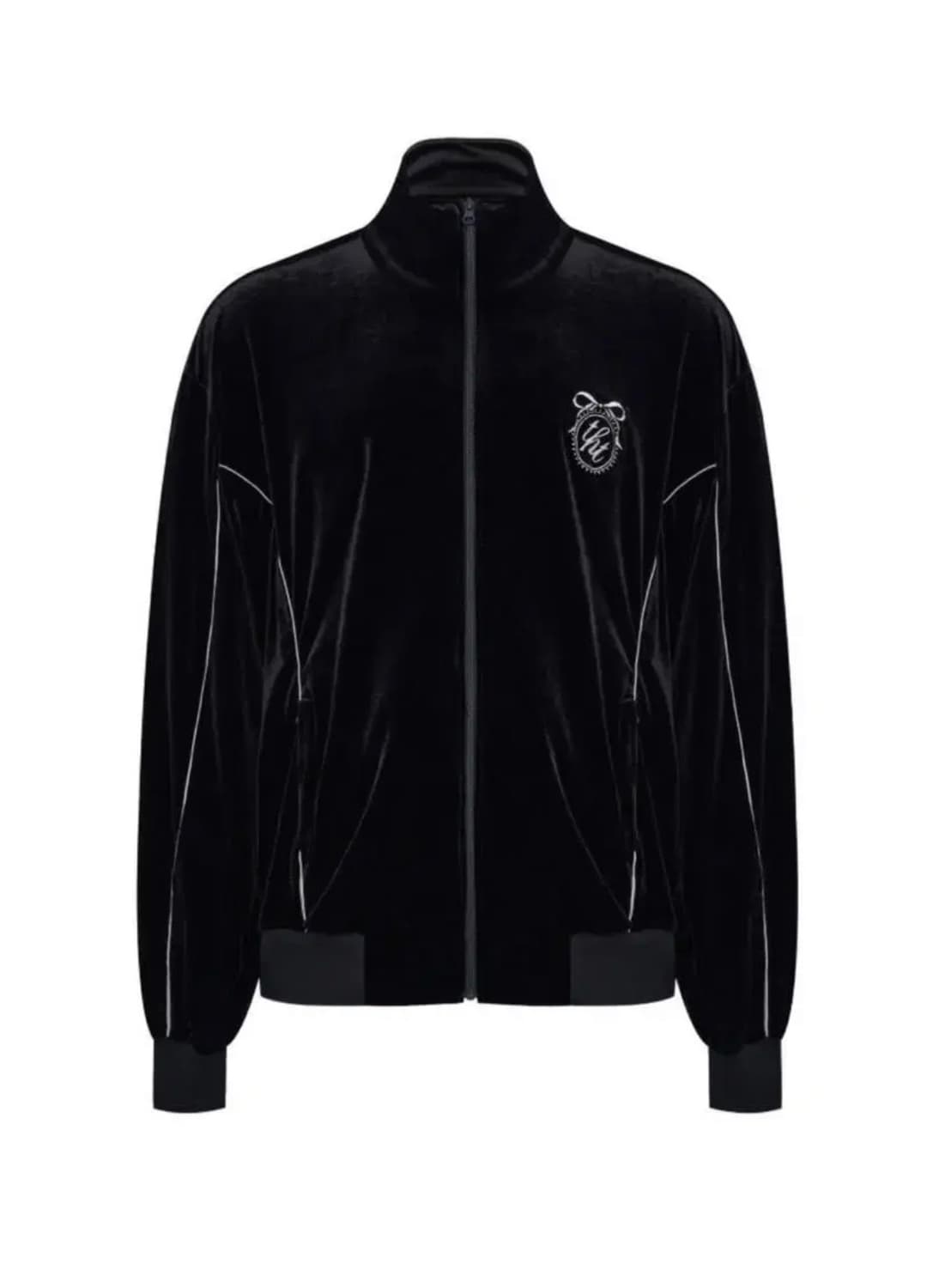 쓰리타임즈 엠파이어 벨벳 트랙 자켓 오버사이즈 상품이미지5