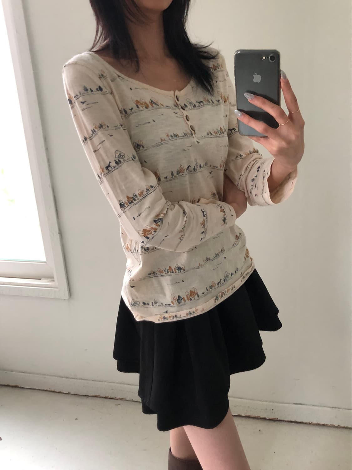 일본빈티지 모리 롱슬리브 상품이미지3