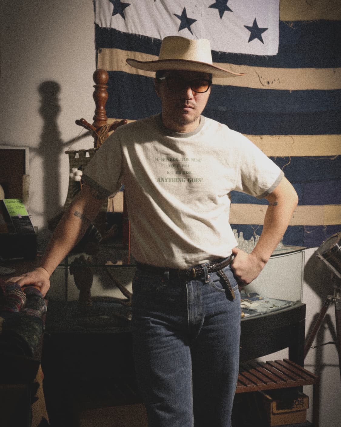 모쿠토 Anything-Goes 링거티 - 올리브 M/L/XL 상품이미지7