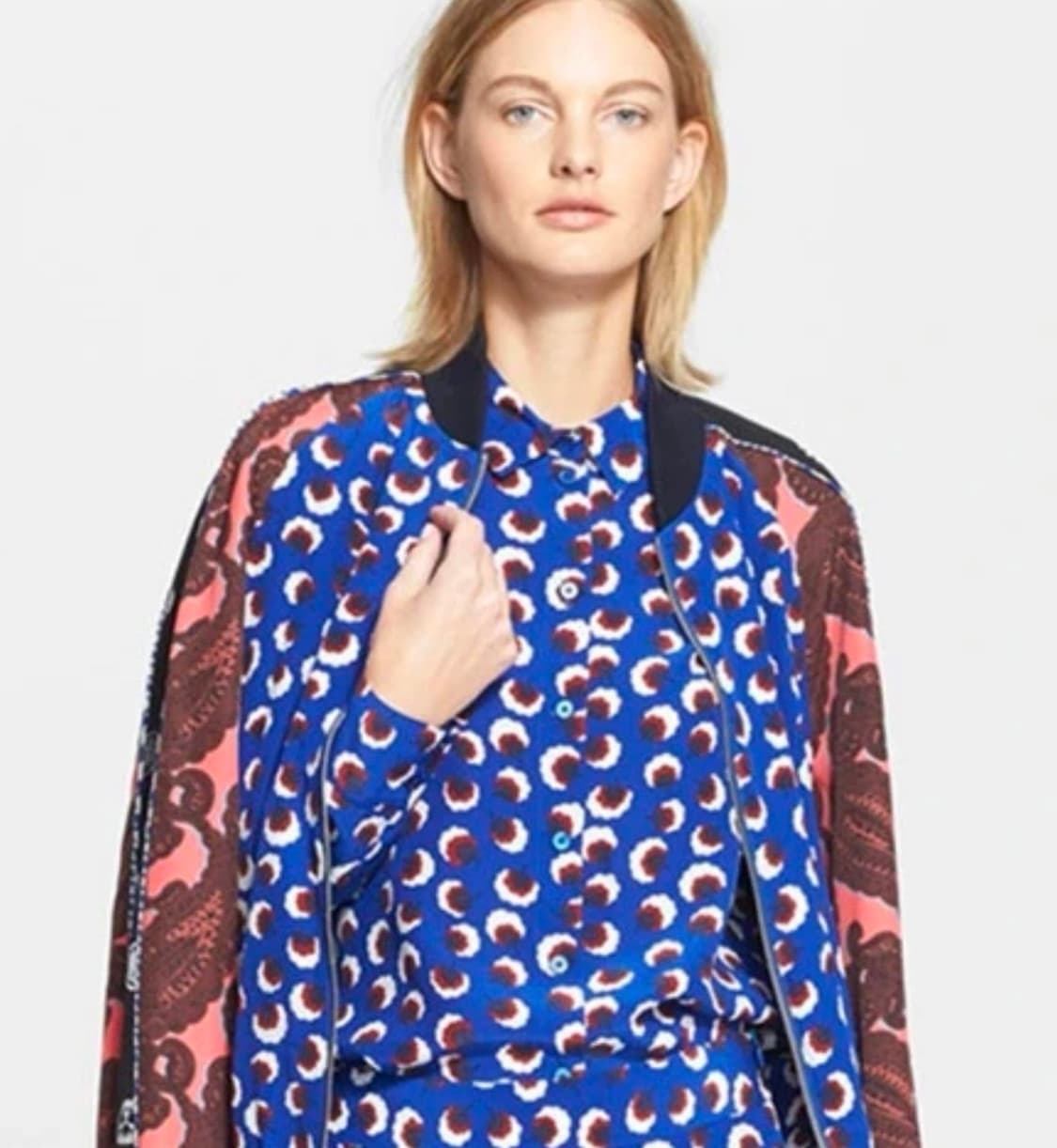 스텔라매카트니 실크 봄버 재킷 상품이미지3