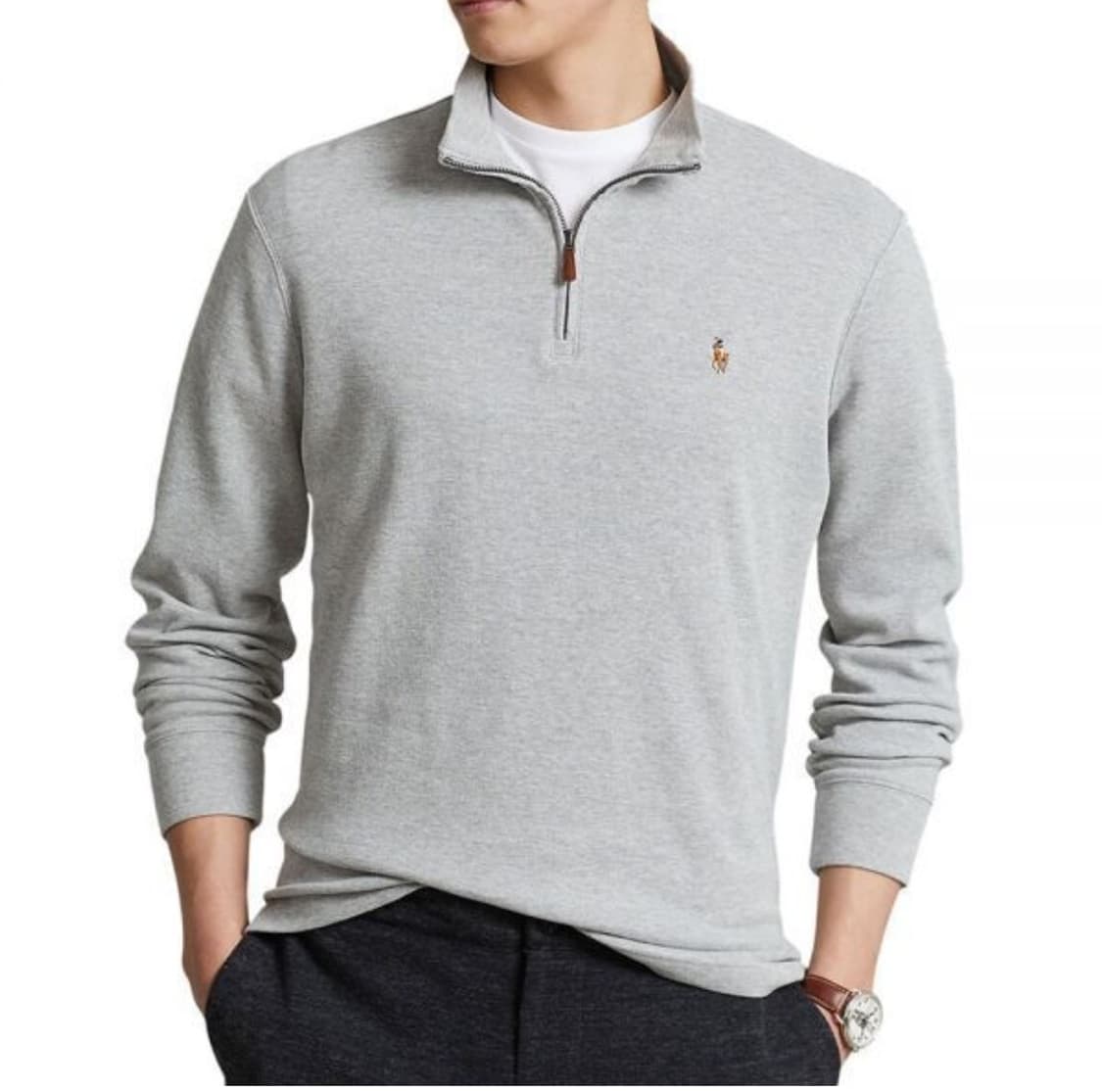폴로 랄프로렌  하프집업 니트 L사이즈 상품이미지1