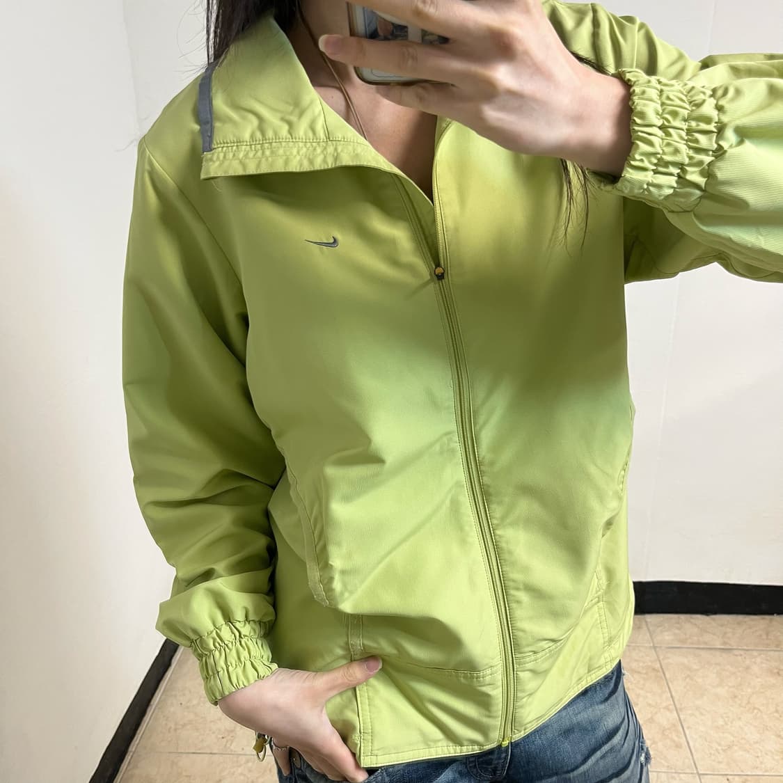 Nike Lime Windbreaker 상품이미지3