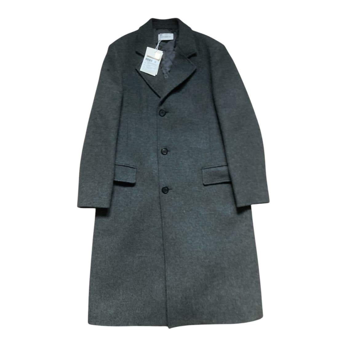 로우클래식 오버사이즈 울 코트 그레이 상품이미지5