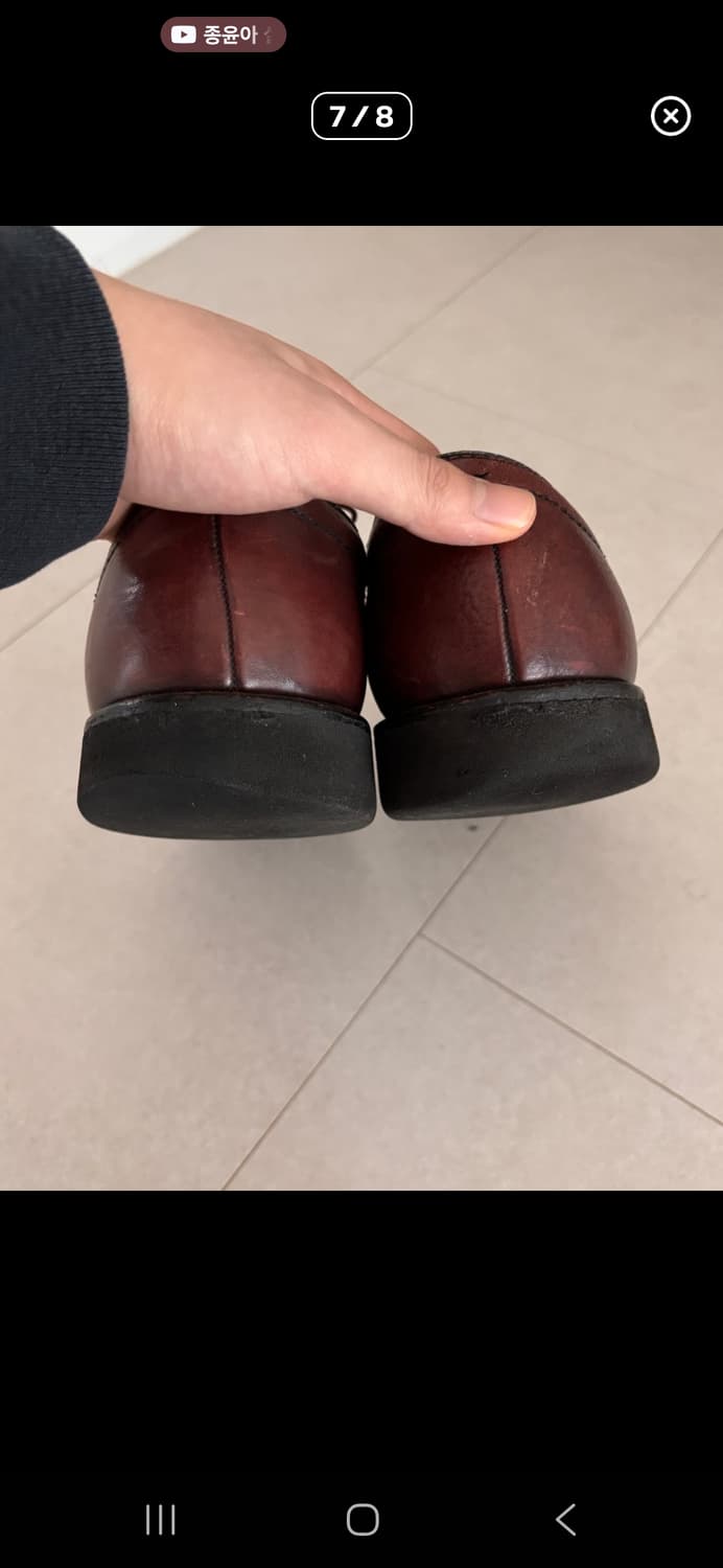 알든 빈티지 308 더비 슈즈 / us10(280~285)/ 다크 브라운 상품이미지7