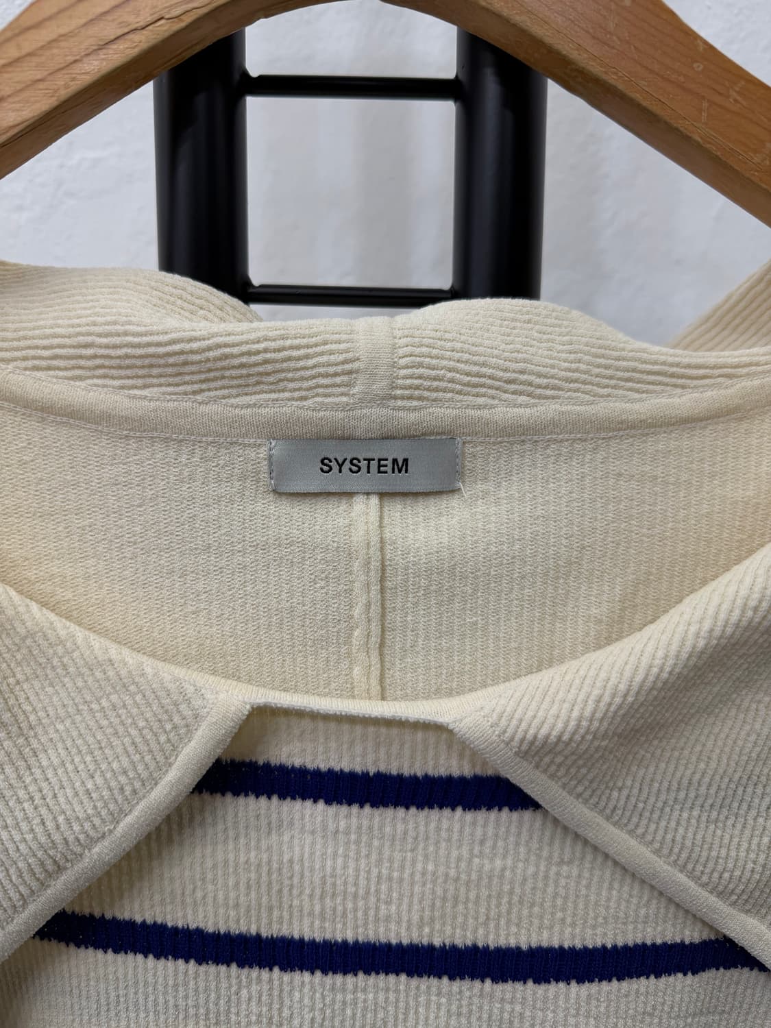 정품) 시스템 한섬 22ss AACENTRE22 오버핏니트 90F 상품이미지6