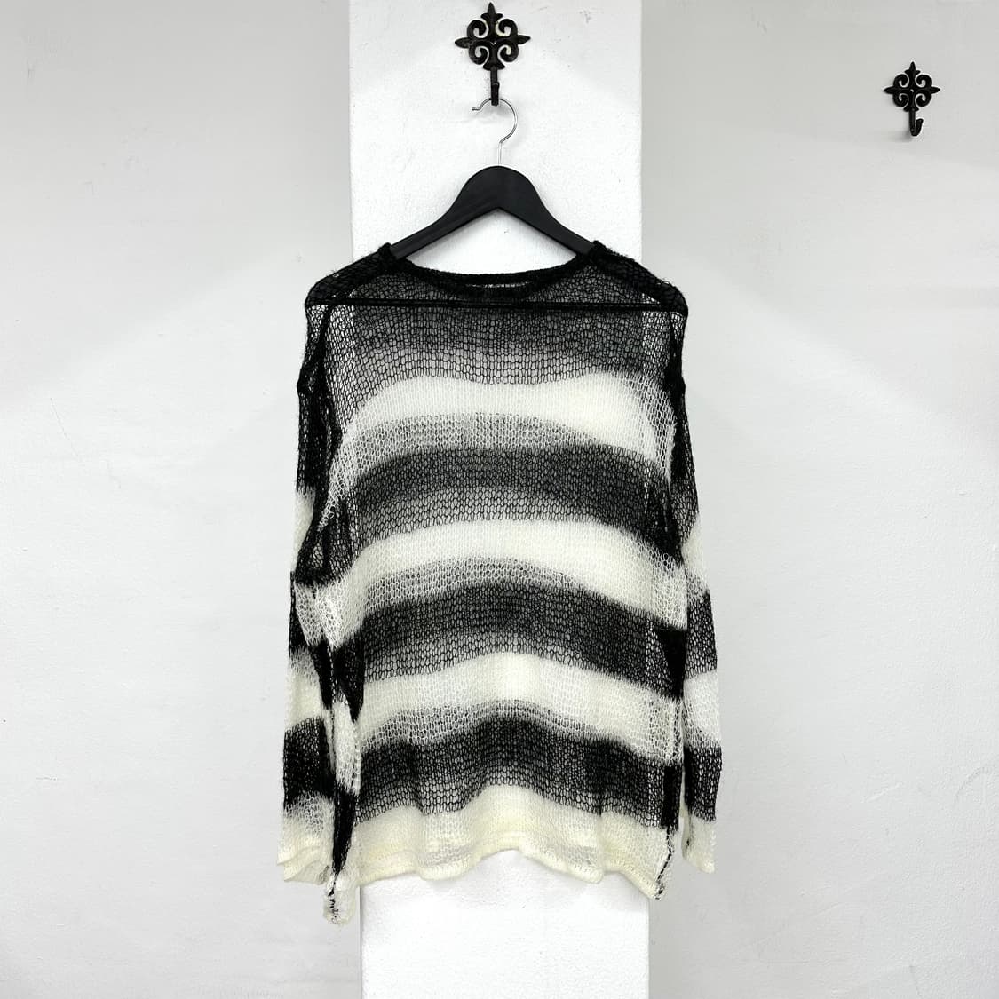 stripe see through knit 상품이미지2
