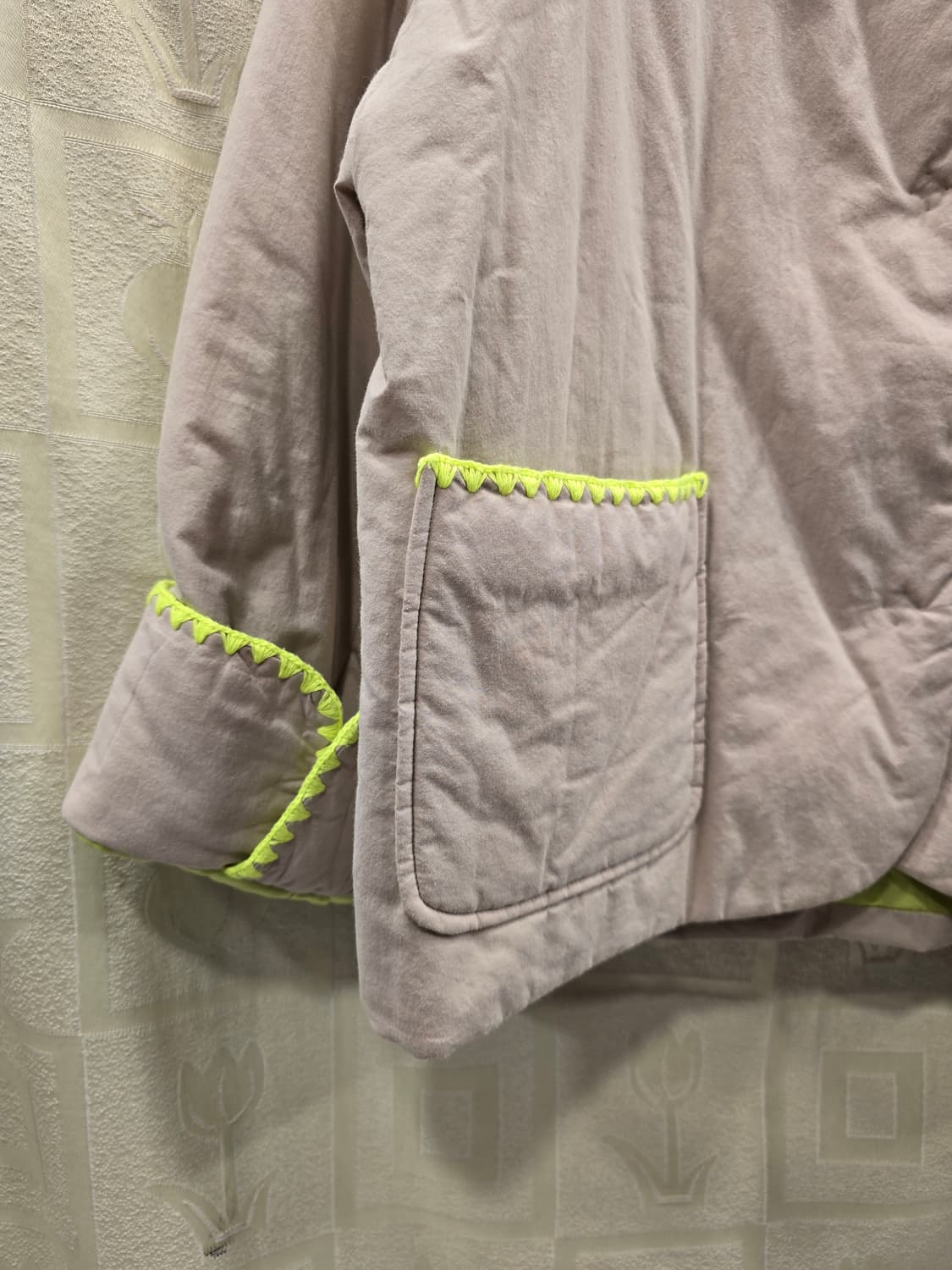 길트프리 gtfr 엄청가벼운 쉘 스티치 면자켓 프리사이즈 상품이미지5