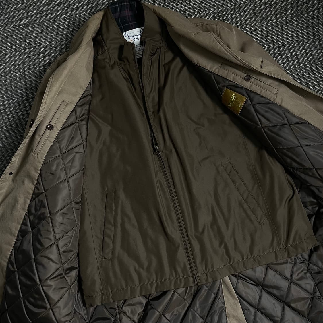 Traditional Fair 베스트 투인원 퀼팅 코트 y 4932 상품이미지6