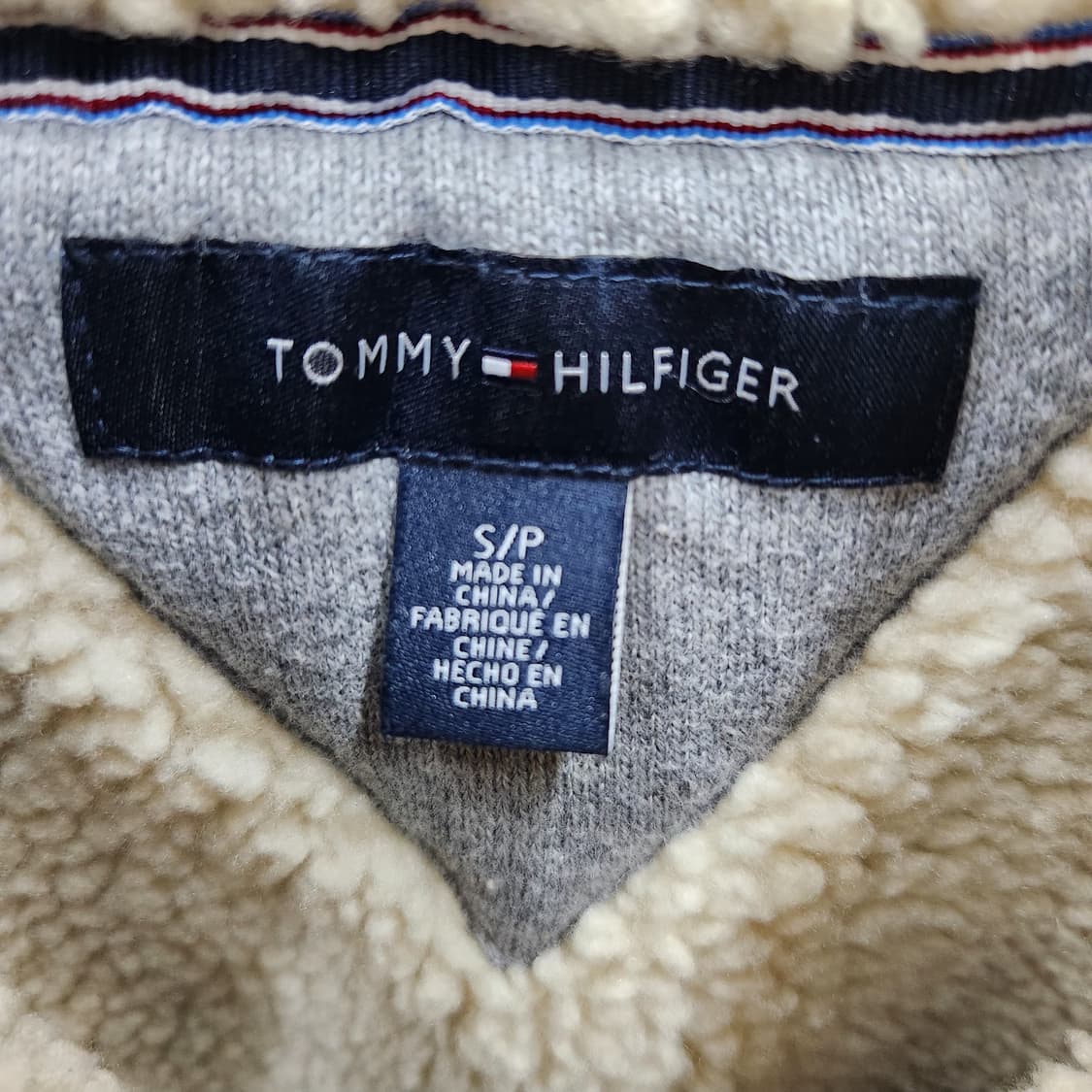 타미힐피거 니트(안감양털) 집업 S(M) 상품이미지4