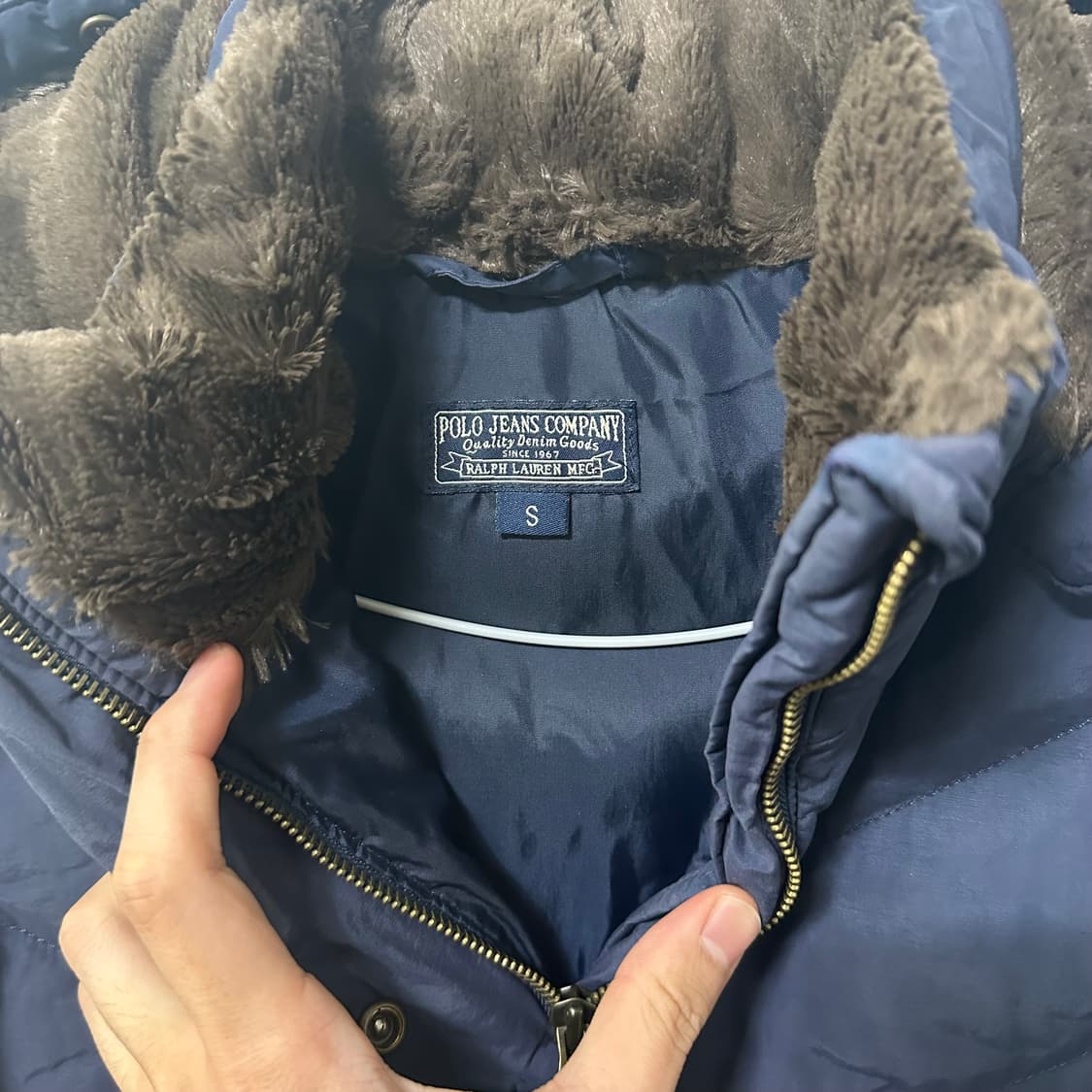 (S) 폴로 진스 네이비 패딩 상품이미지3
