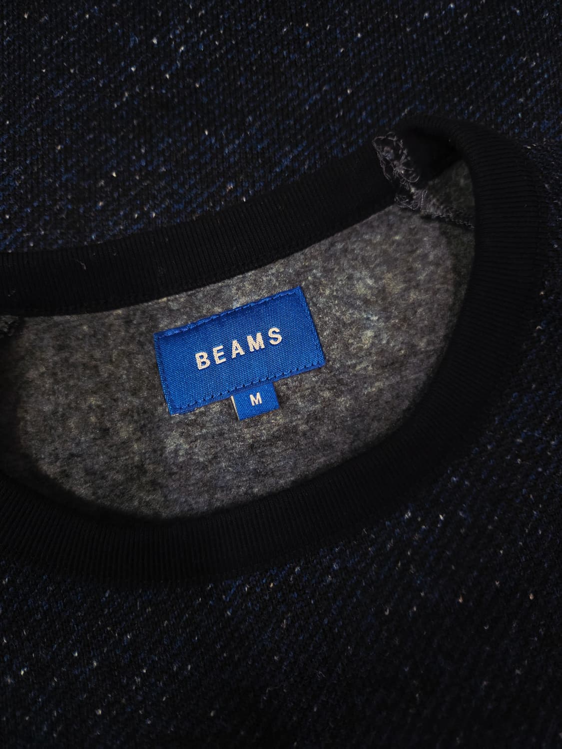 빔즈 인디고 블루 보카시 롱 슬리브 티셔츠 상품이미지6