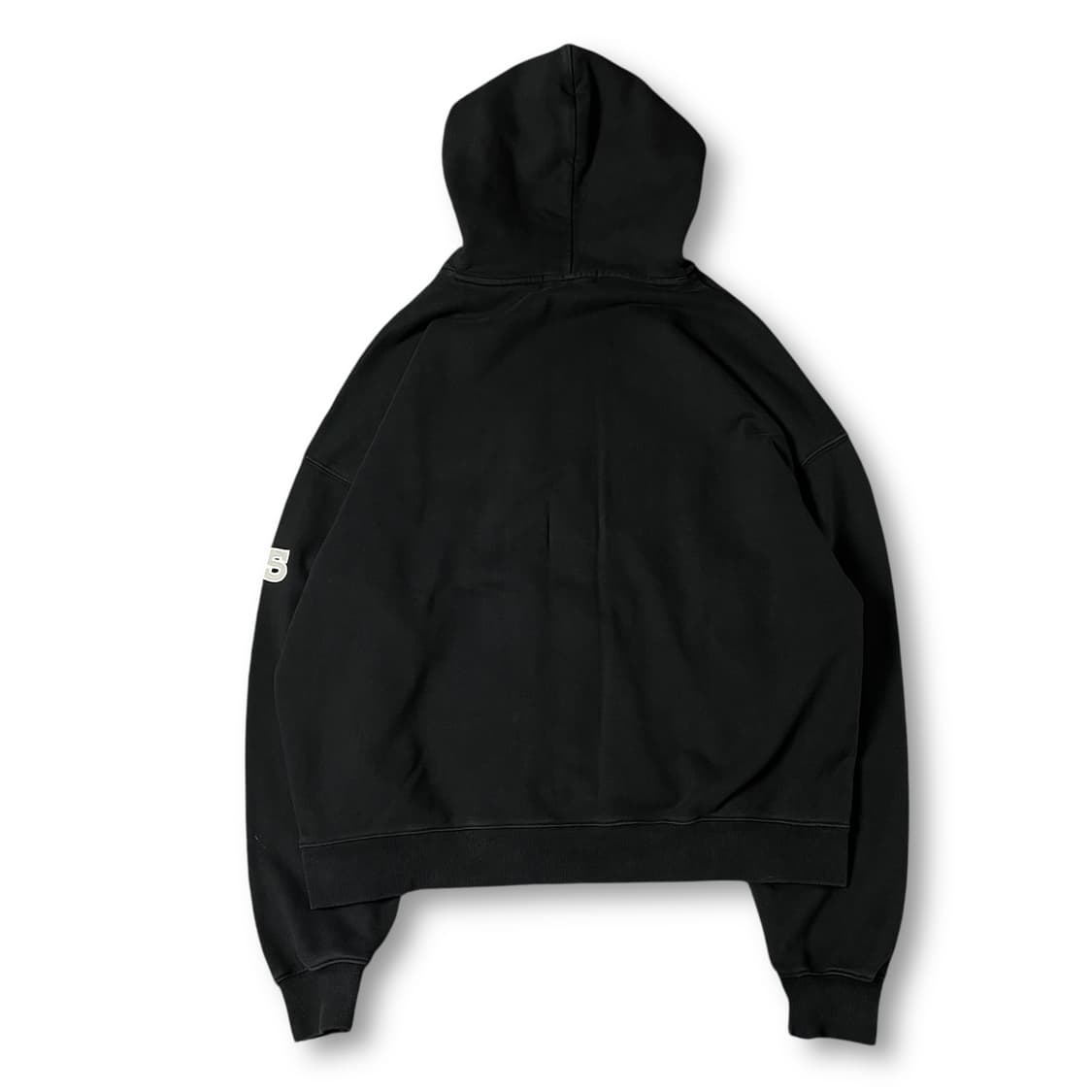 베루툼 블랙 로고패치 후드티 XL 상품이미지2