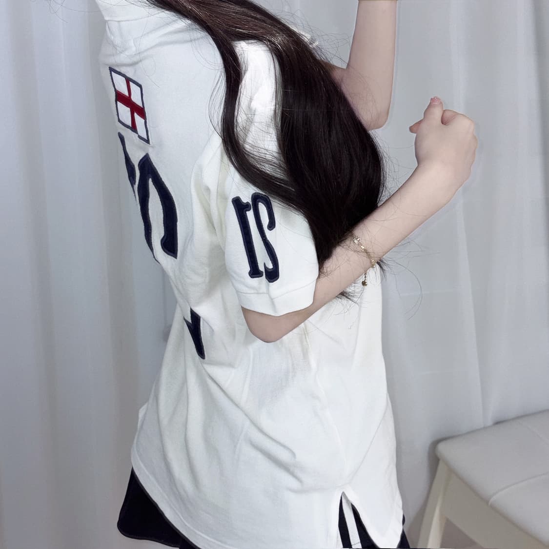 🐰폴로 랄프로렌 빅포니 잉글랜드 화이트 희귀매물🤍 상품이미지3