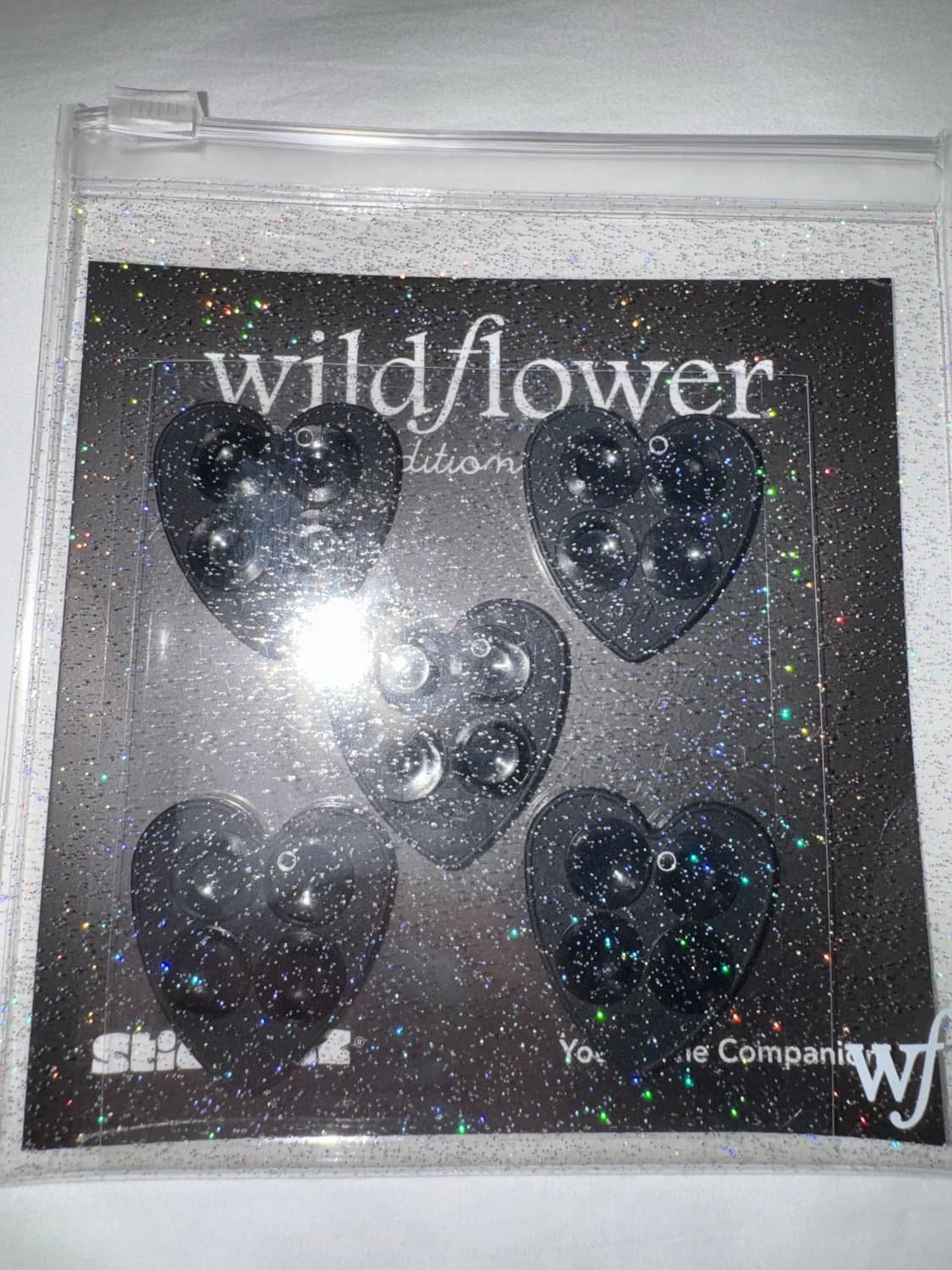 와일드플라워 스티키즈 뽁뽁이 옥토버디 미니하트 블랙 상품이미지2