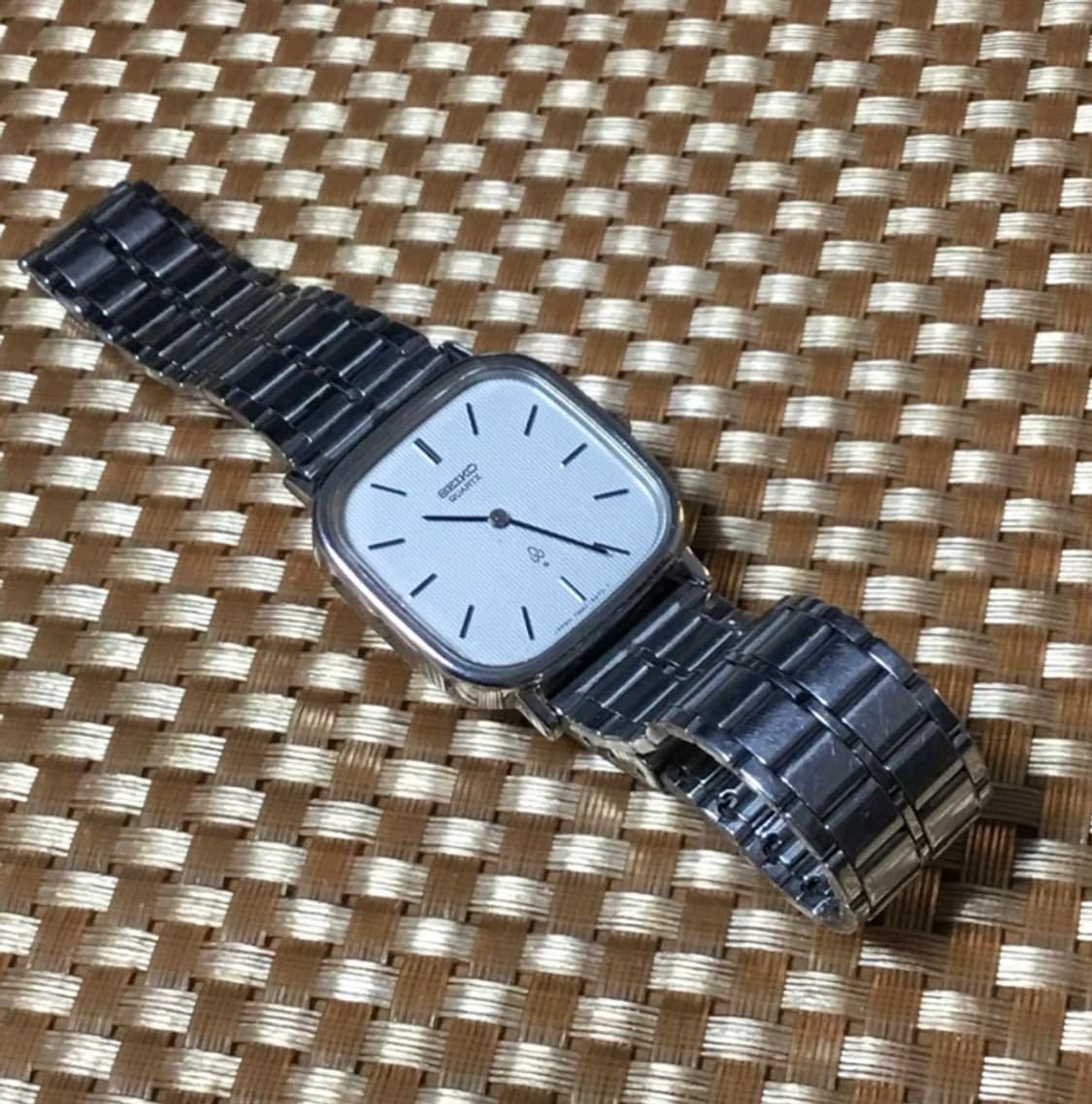 세이코 SEIKO 쿼츠 스퀘어 상품이미지3