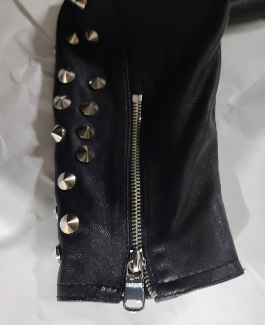 ZARA 여성 양가죽 라이더자켓 S사이즈 상품이미지6