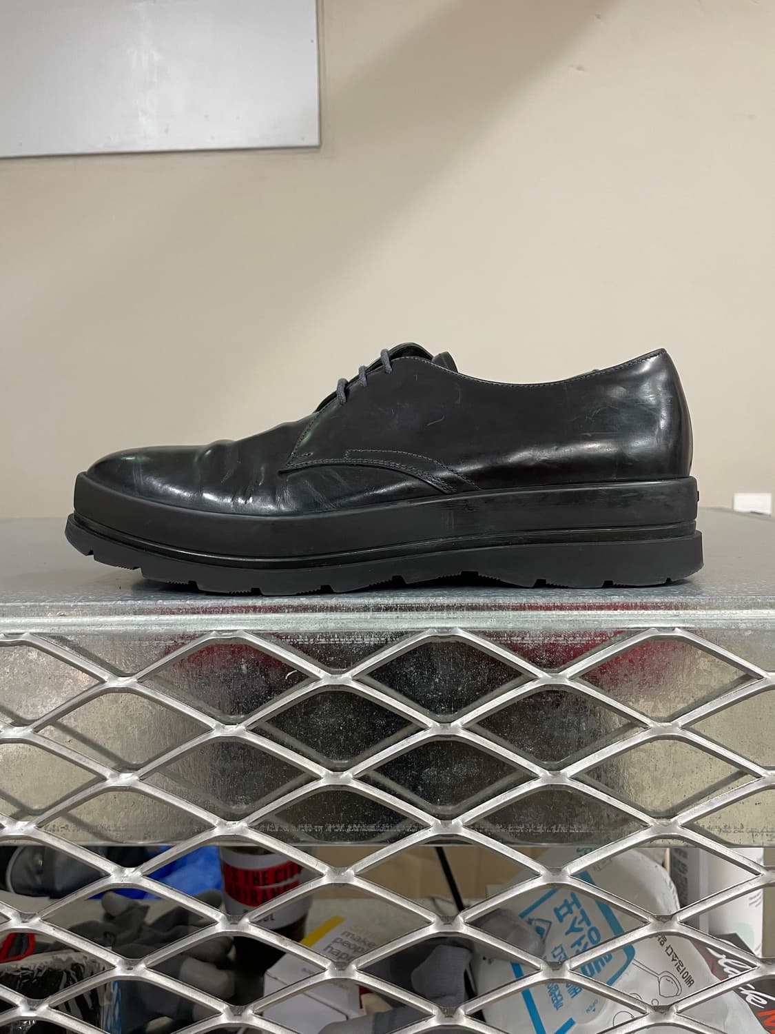 프라다 레더 로퍼 블랙 5 상품이미지1