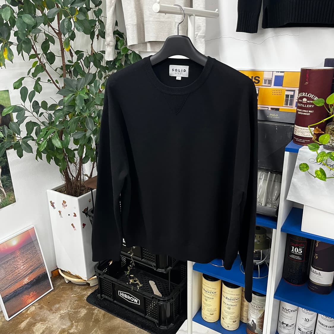 솔리드옴므 니트맨투맨 52 상품이미지1