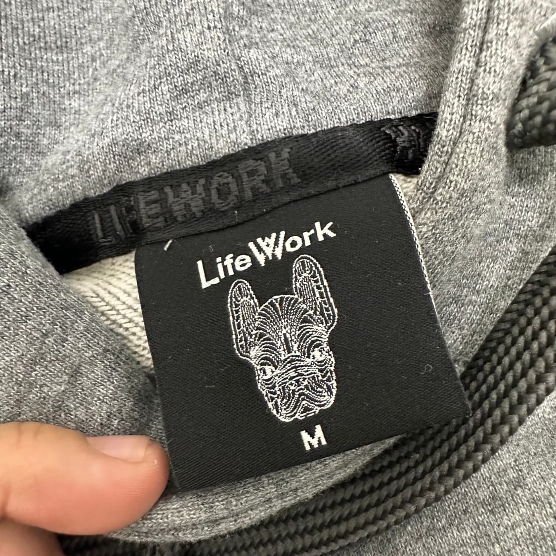 LIFEWORK 라이프워크 후드티셔츠 그레이 M 상품이미지4