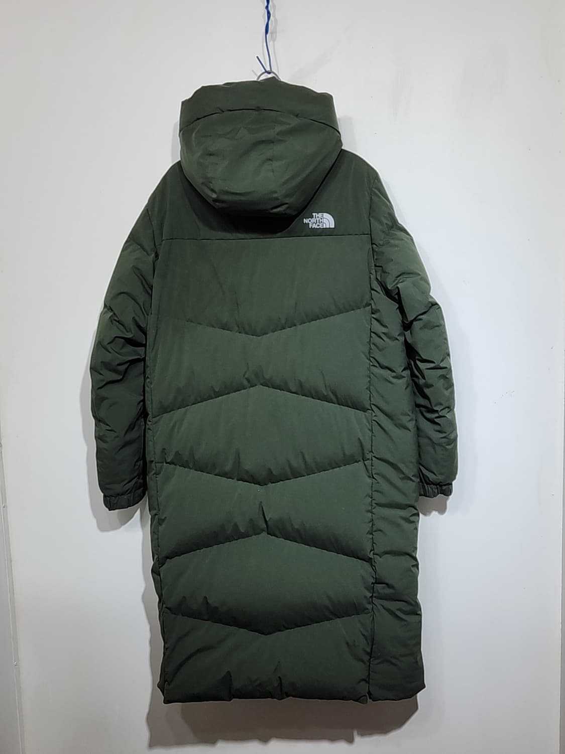 (L) 노스페이스 구스다운 롱패딩 카키 거위털 패딩코트  상품이미지8