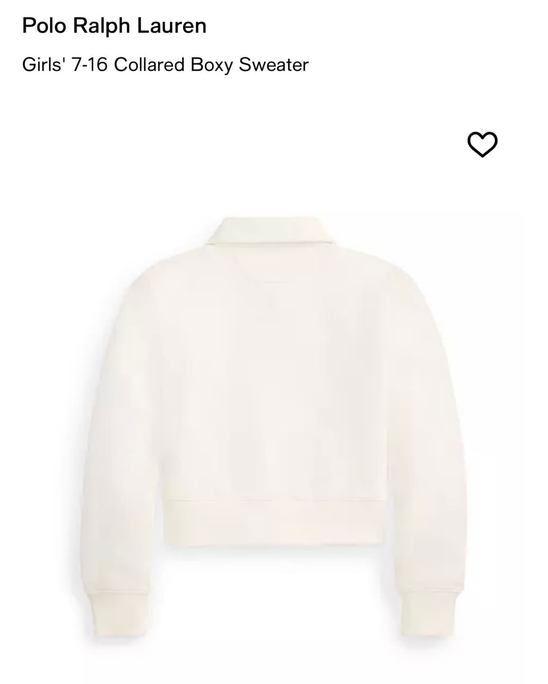 (메이시스,새상품)폴로 랄프로렌 빅걸즈 반집업 맨투맨 상품이미지7