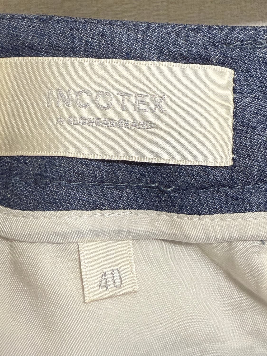 이태리 인코텍스 슬로웨어 여자 슬림핏 테일러드 슬렉스 상품이미지4