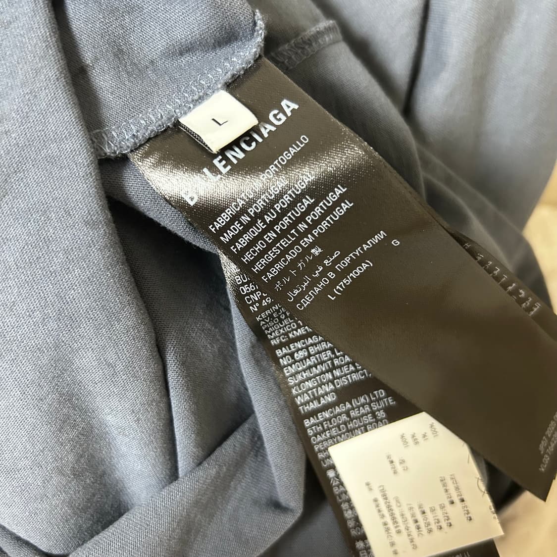 발렌시아가 페에디드 워싱 반팔티 상품이미지3