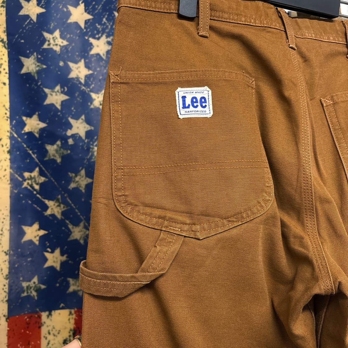 일본판 LEE 유니온메이드 덕캔버스 샌포라이징 카펜터 워크팬츠 N630 상품이미지6