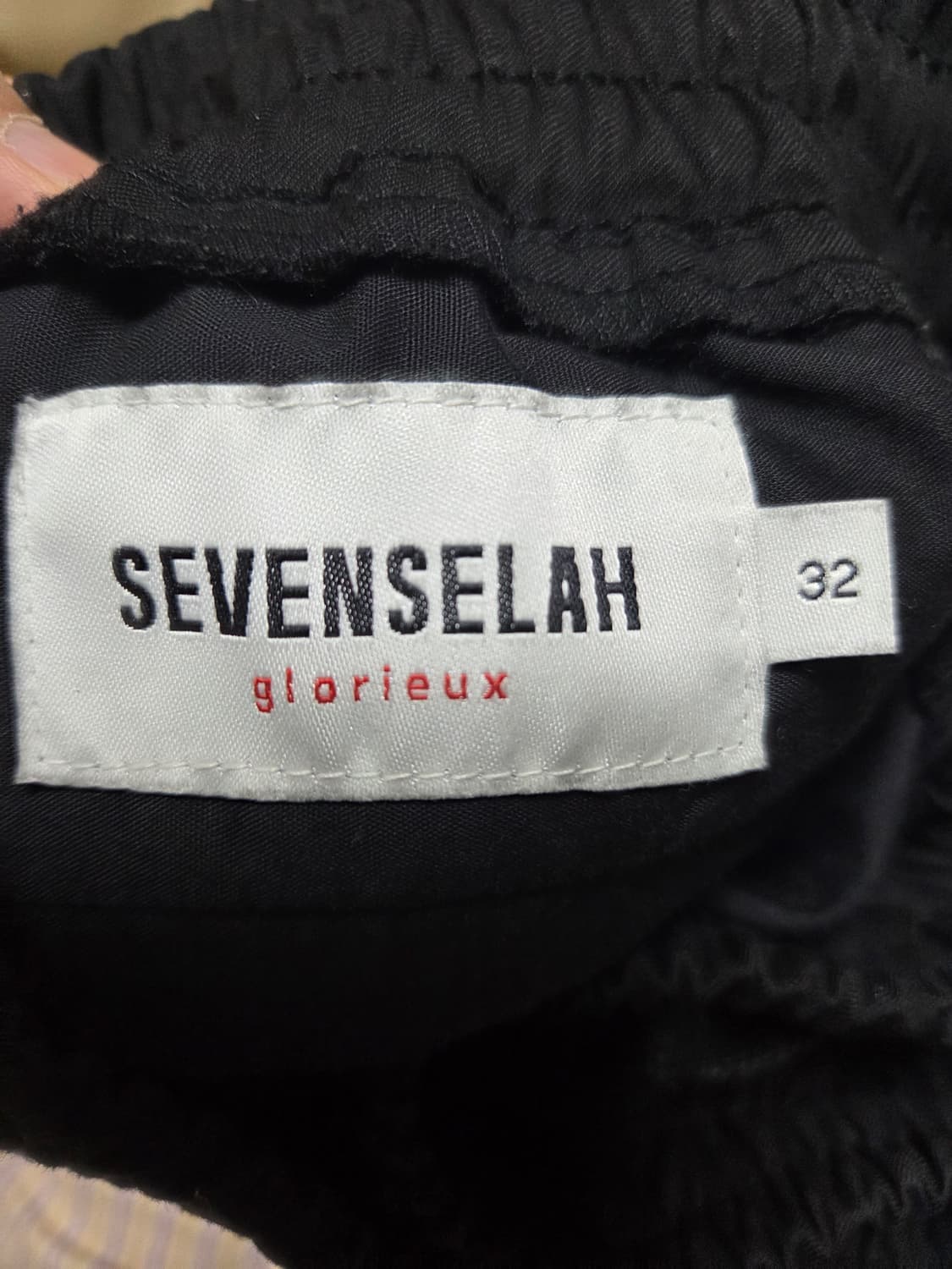 세븐셀라 블랙 카고 조거팬츠 32사이즈 판매 상품이미지2